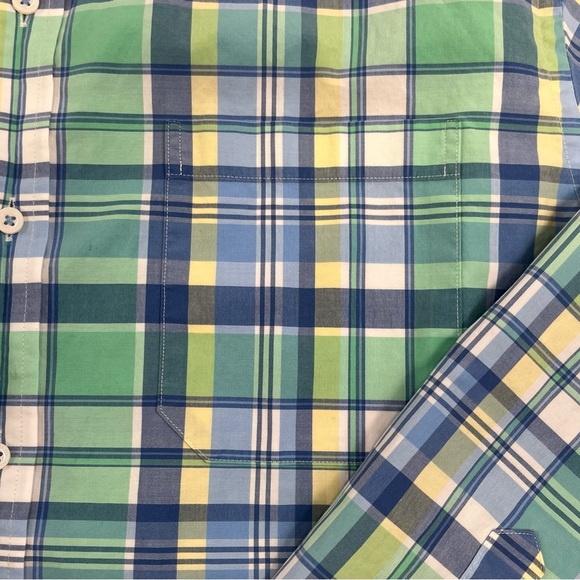 Southern Tide Shirt Large Button Up Plaid Long Sleeve Tailored Fit Preppy Men - Picture 10 of 15